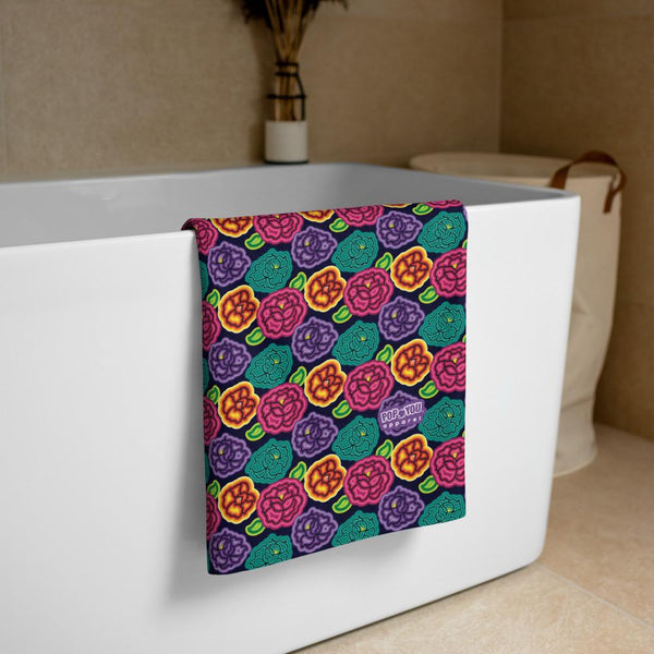 Tehuana flowers Towel - Pop You